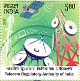 Commemorative Stamp on The Telecom Regulatory Authority of India (TRAI)