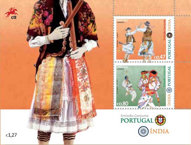Commemorative Joint Issue Stamps on Diplomatic relations between India and Portugal