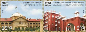 Commemorative stamps on Allahabad High Court 