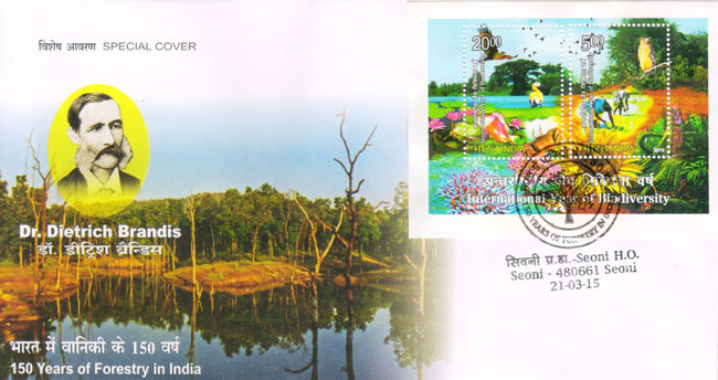 Special Cover on 150 Years of Forestry in India