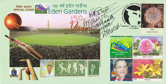 Special Cover and Customised ‘My Stamp’ to commemorate 150 years of the Eden Gardens