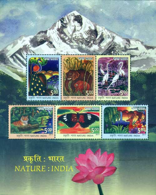 Commemorative Stamps on Nature India 