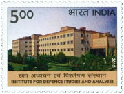 Commemorative Stamp on Institute for Defence Studies and Analyses (IDSA)