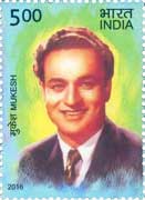 Commemorative Stamp on Commemorative Stamp on Mukesh