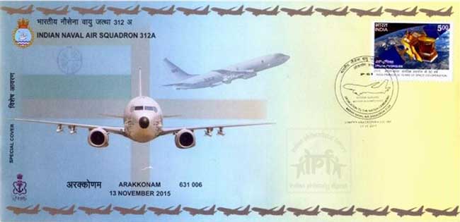 Special cover on dedication of Boeing P 8 I in the service of the nation