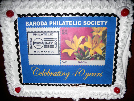 Baroda Philatelic Society celebrated 40th Anniversary