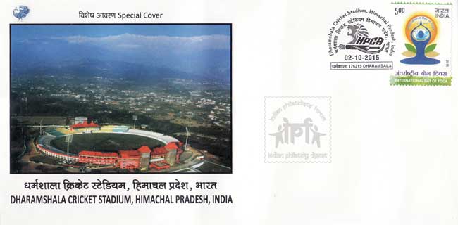 Special Cover on Dharmashala Cricket Stadium