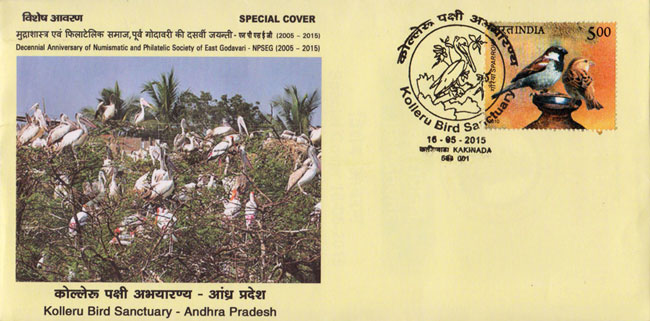 Special cover on Kolleru Bird Sanctuary 