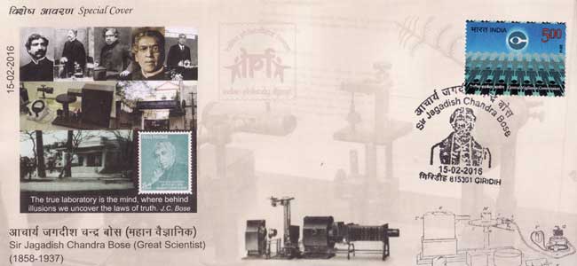 Special Cover on Sir Jagadish Chandra Bose