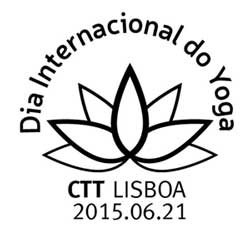 Commemorative Postcard on First International Day of Yoga (India – Portugal Joint Commemoration)