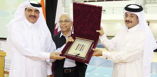 Commemorative Stamps on First International Yoga Day released by Q-Post, Qatar
