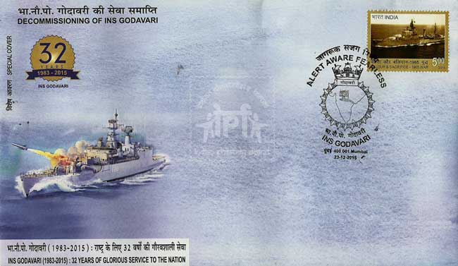 Special Cover on Decommissioning of INS Godavari