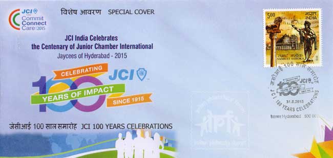 Special Cover on JCI 100 Years Celebrations