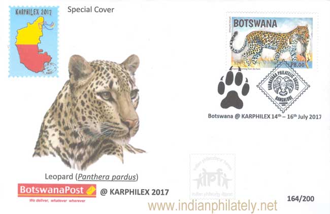 Special Cover of Botswana at Karphilex - 2017