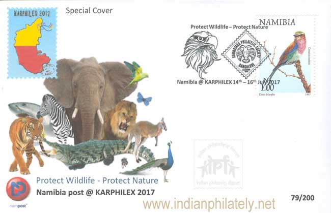 Namibia Special Cover at Karphilex 2017
