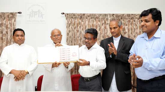 Release of Customised Stamp on Monthfort Brothers of St. Gabriel