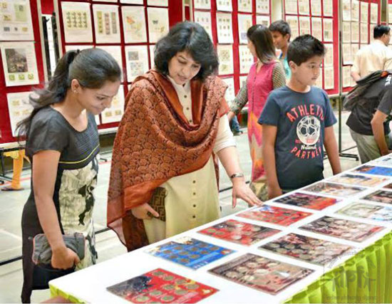 Stamp and Coins Exhibition at Manipal University