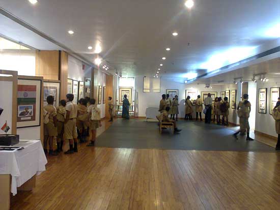 An exhibition on the Indian National Flag