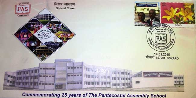 Special Cover on Pentecoastal Assembly School