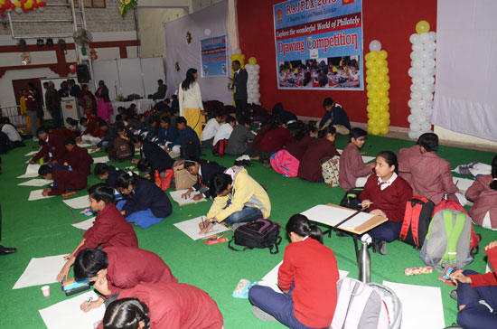 Drawing Competition at Rajpex 2015
