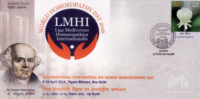 Special Cover on World Homoeopath Day 2016